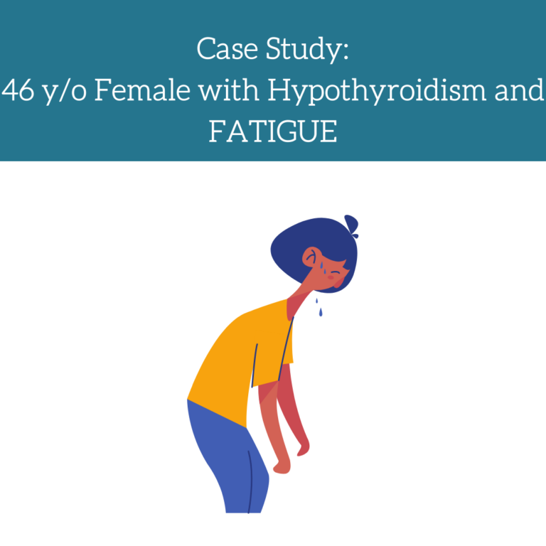 Case Study: 46 y/o Female with Hypothyroidism and FATIGUE