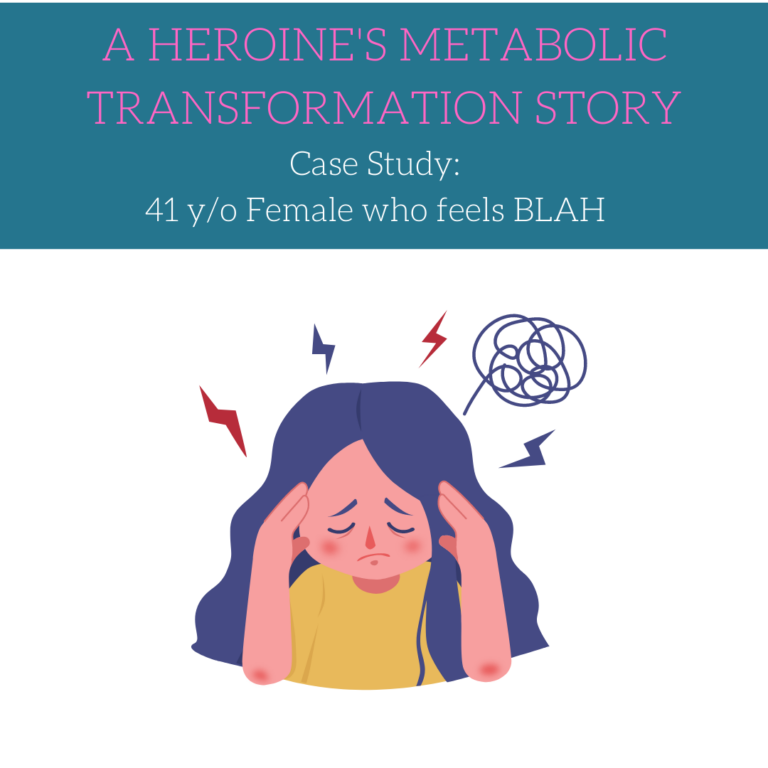 A heroine’s metabolic transformation story